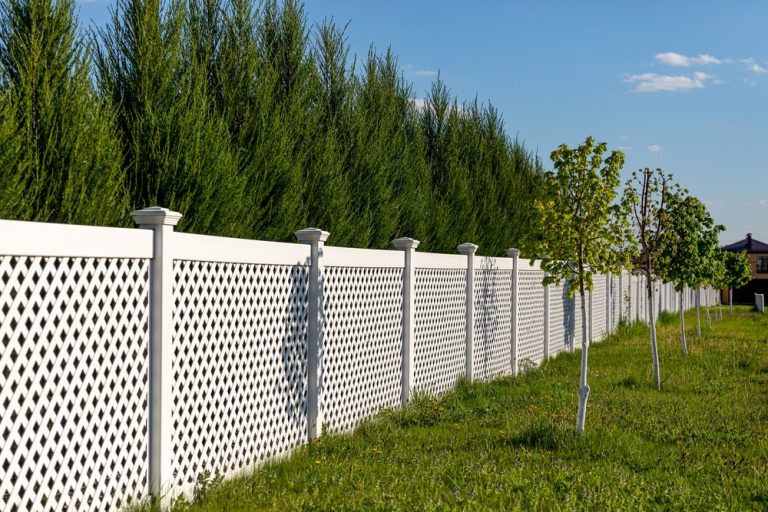 White Vinyl Fence - Big Easy Fences