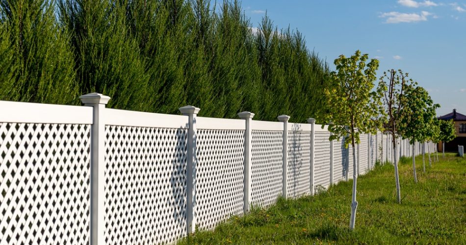 White Vinyl Fence - Big Easy Fences