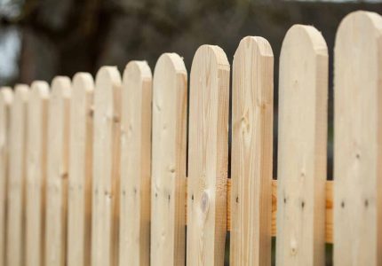 wood fence