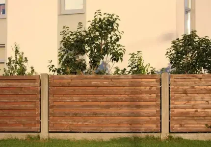 wooden fence