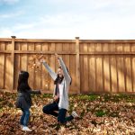 Leaf it to them to have fun.