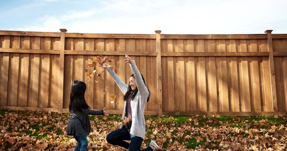 Leaf it to them to have fun.